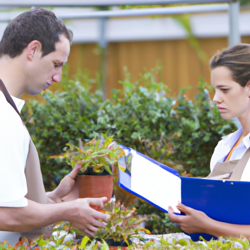 צוות המשתלה מסייע ללקוחות בבחירת צמחים, ומציע עצות מומחה וטיפים לטיפול.
